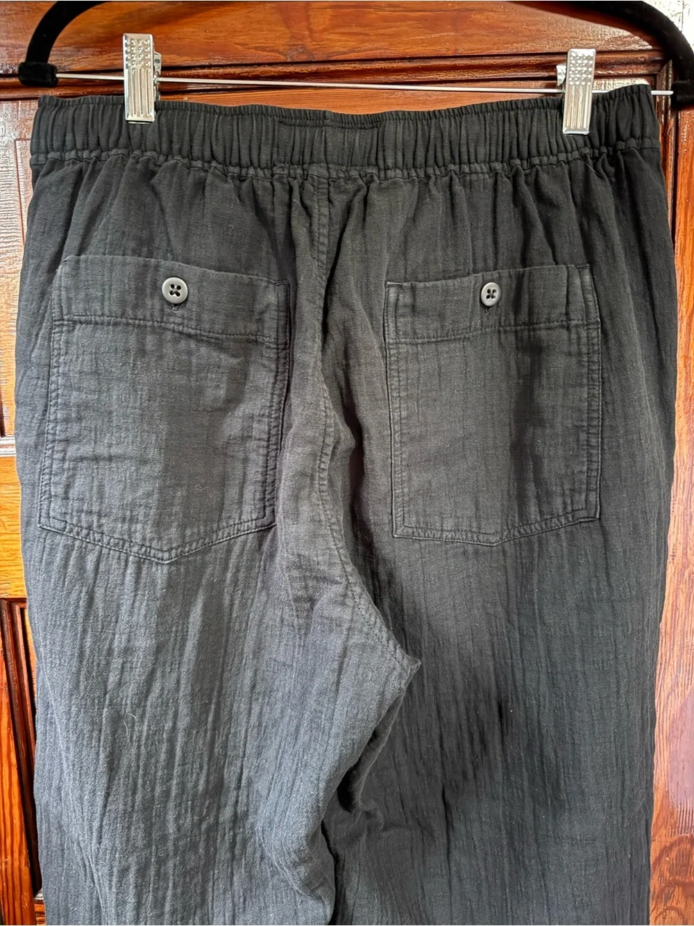 Abercrombie & Fitch Men’s Baggy Breezy Pull-On Gauze Pants — Small